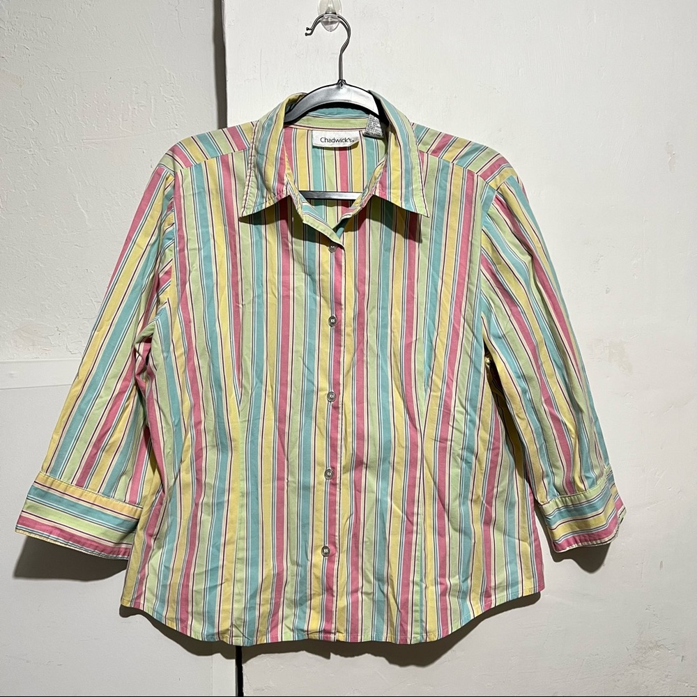 Chadwicks striped button down shirt   :Box001: